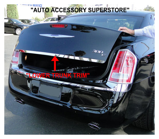 2011-Up Chrysler 300 Chrome Lower Trunk Trim Chrome Tailgate Trim Pro Trim   