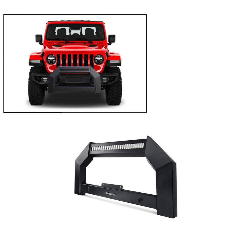 Jeep Wrangler | Jeep Gladiator Armour Bullbar Bull Bar Black Horse   