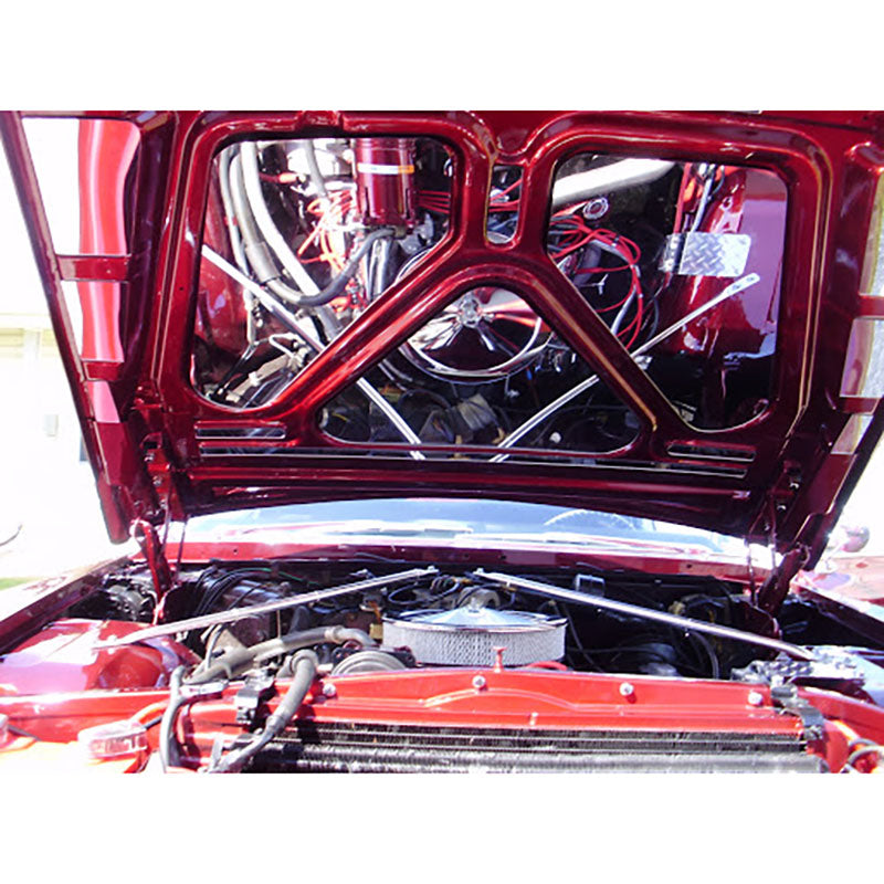 1967-1968 Cadillac Coupe Deville Hood Mirror Kit Hood Mirror Kit AutoLuxe   