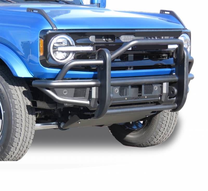 2021-Up Ford Bronco | Bronco Sport Brush Guard (Black Version) brush guard Black Horse   