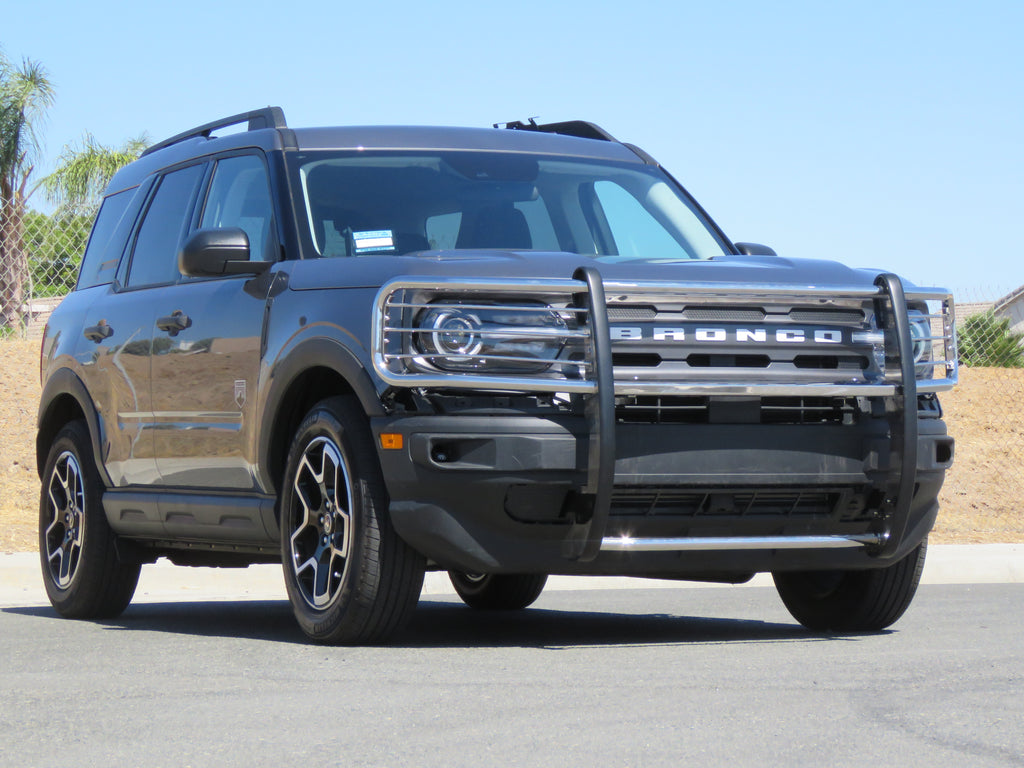 2021-Up Ford Bronco Sport Brush Guard (Chrome Version) brush guard Steelcraft   