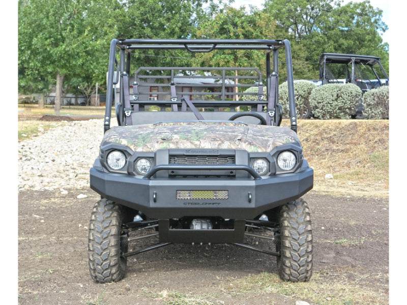 2015-2021 Kawasaki Mule Pro FX/FXT/DX/DXT/Ranch Edition: FRONT Bumper Overlay utv bumper Steelcraft   